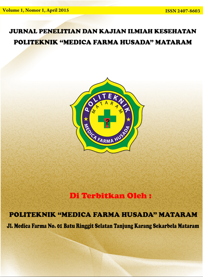 Jurnal Penelitian dan Kajian Ilmiah Kesehatan Politeknik Medica Farma Husada Mataram