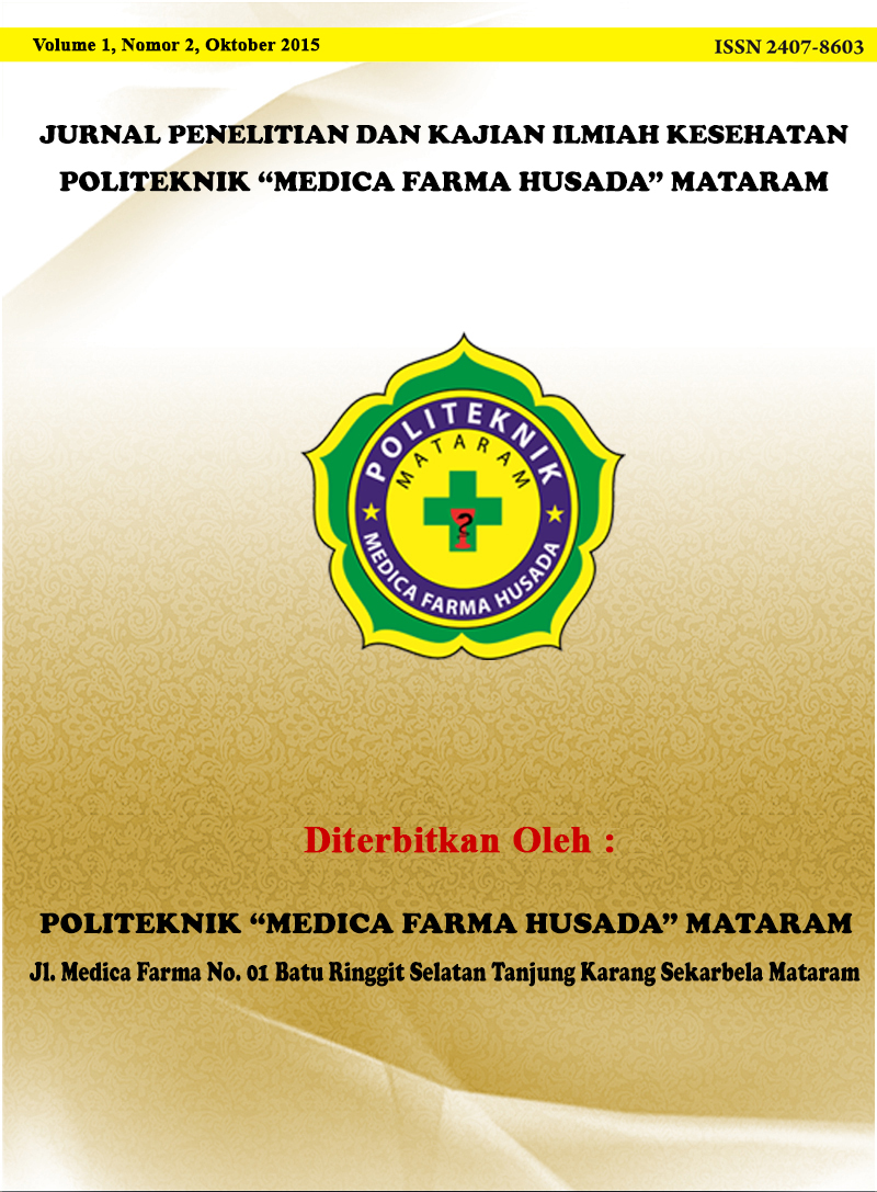 Jurnal Penelitian dan Kajian Ilmiah Kesehatan Politeknik Medica Farma Husada Mataram
